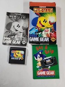 Vintage 1990 Pacman Sega Game Gear Spiel komplett in Box Anleitung von Namco - Bild 1 von 10
