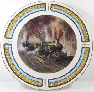 14" Caverswall Atlantics at York Steam Locomotive Wall Charger Low L/E 13/100 - Foto 1 di 4