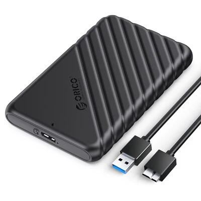 ORICO USB3.0 Festplattengehäuse Externes Gehäuse Festplatte für 2.5 Zoll SSD HDD - Bild 1 von 4