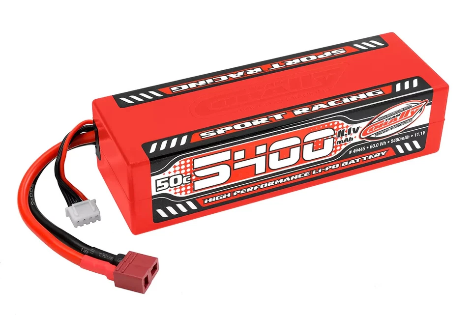 Team Corally Sport Racing 50C LiPo Battery - 5400mAh - 11.1V - Stick 3S - Hard W - Bild 1 von 1