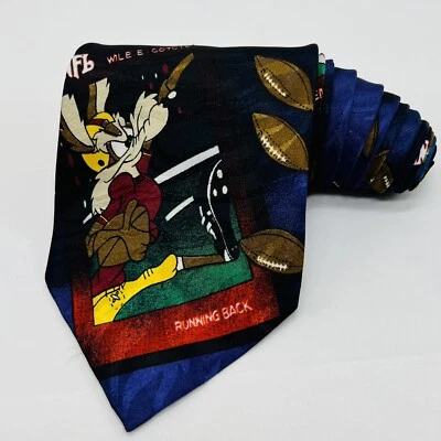 Surrey Tie Looney Tunes Football Theme Sylvester - Pepe - Wilee - NFL 1993 Foto 1 de 4