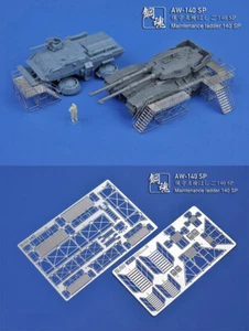 1/100&1/144 Etching Parts Maintenance ladder AW140+AW109 PE Set Upgrade Kits - Picture 1 of 5