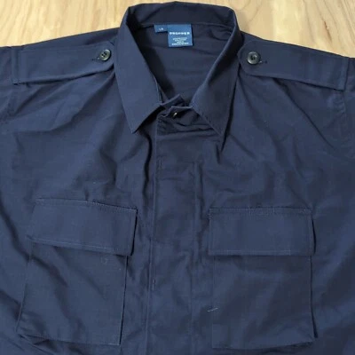 NEW Propper Tactical Shirt Men's L Blue Short Sleeve Military Uniform Ripstop - Image 1 of 4