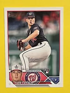 Novato Cade Cavalli 2023 Topps Serie Uno #320 Nacionales de Washington - Imagen 1 de 2