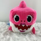 PinkFong Mommy Shark Cube Plush Musical Song Baby Shark  Pink Toy