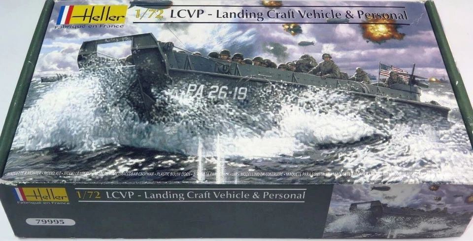 Heller Military Model Kit - LCVP Landing Craft Vehicle Personal 1 3279510799958