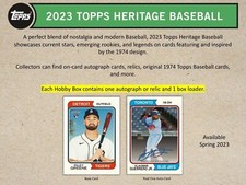 2023 TOPPS HERITAGE OVERSIZED 1974 BOX TOPPER - PICK ANY YOU WANT FROM THE LIST