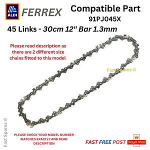 Aldi FERREX XYZ618 Replacement Chainsaw Chain PLEASE READ DESCRIPTION