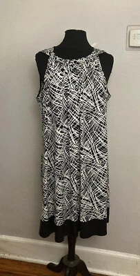 Fashion Bug Dress Shift Black Sequins 1x NEW NWT party Foto 1 de 4