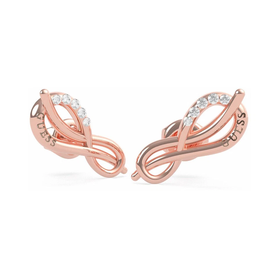 GUESS Eternal Love UBE20085 Ohrstecker Ohrringe Edelstahl Roségold mit Zirkonia - Bild 1 von 1