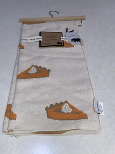 Made In India Coperta Neonato Beige Torta di Zucca Autunno 32"x40" 100% Cotone NUOVA - Foto 1 di 5