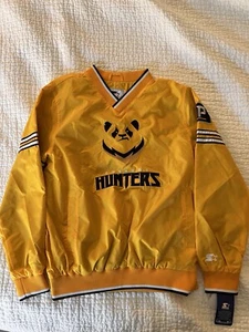 Chengdu Hunters Team Jacket Mens Large Yellow Starter Overwatch Pullover RARE - Picture 1 of 3