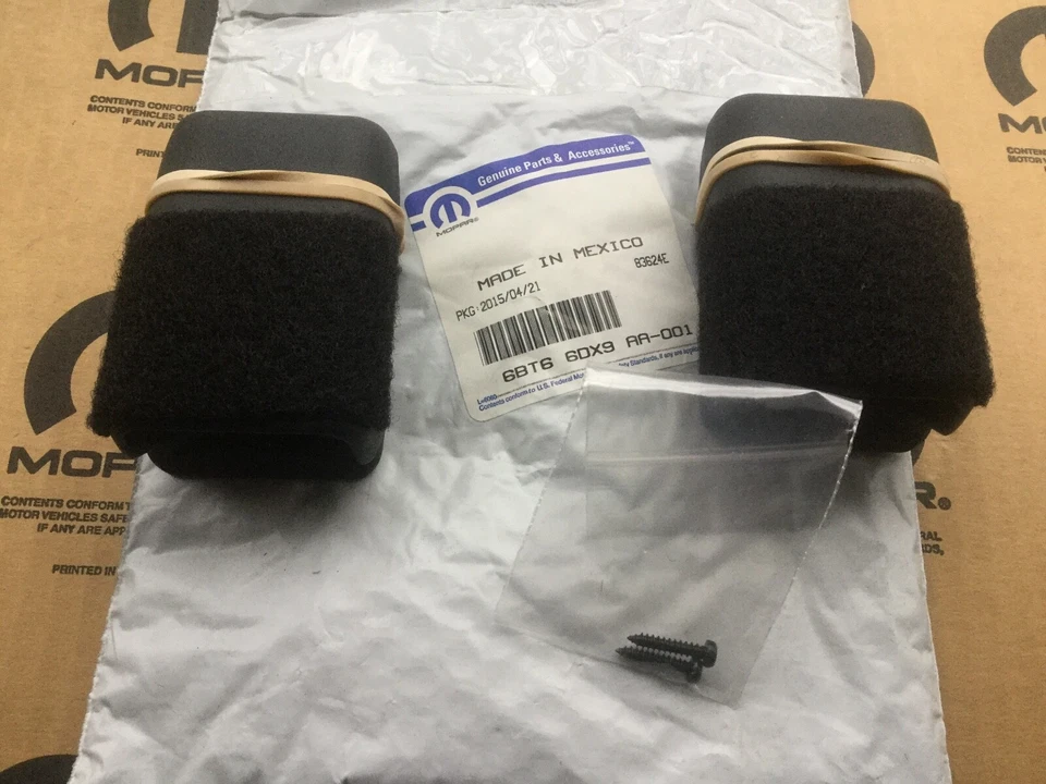 14-15 Jeep Cherokee 200 Seat Belt Buckle Covers (2) 6BT66DX9AA - Изображение 1 из 2