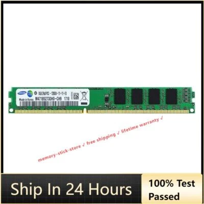 Samsung 10pcs set ddr3 4gb pc3-10600 pc3-12800 desktop dimm ram 1333mhz 1600mhz - Image 1 of 4