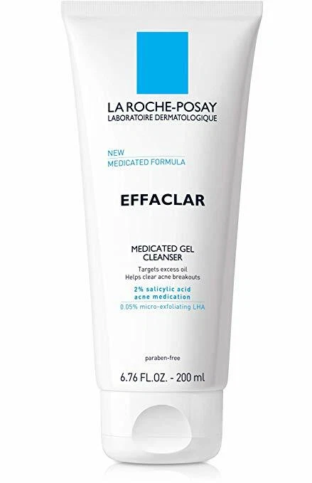 LA ROCHE-POSAY EFFACLAR MEDICATED GEL CLEANSER-6.76 OZ/200-JUMBO SIZE-EXP 01/24 - Image 1 of 1