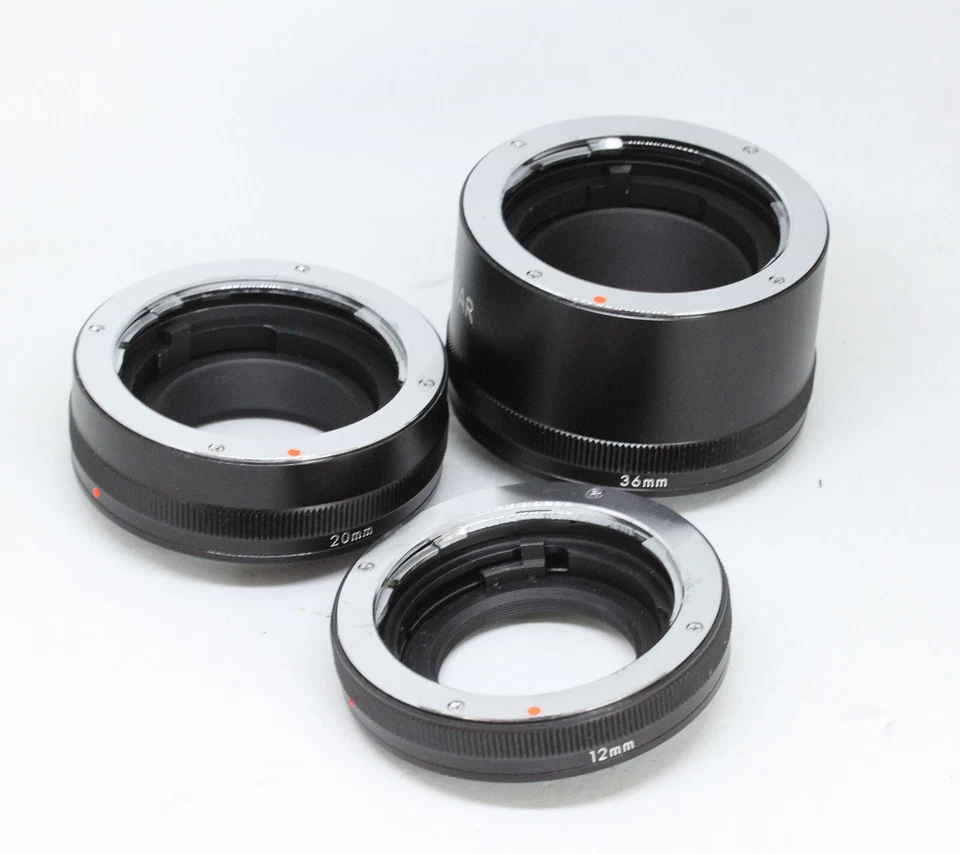 Albinar OM  Zwischenringe 12mm,21mm, 32mm für Olympus OM Bajonett Analog - Image 1 of 4