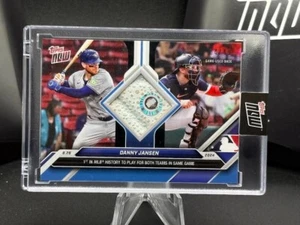 DANNY JANSEN, Game-Uses Base Relic, 2024, MLB, Topps Now #598C Blue Parallel/49 - Picture 1 of 4
