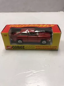 CORGI WHIZZWHEELS MORRIS MARINA COUPE RED #306 IN ORIGINAL BOX - Picture 1 of 10