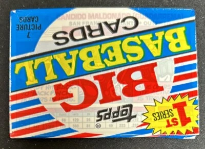 Paquete de tarjetas de béisbol Topps Big 1988 primera serie Candy Maldonado Giants mostrando parte superior Foto 1 de 2