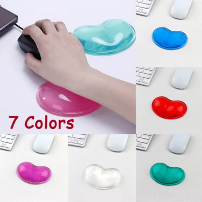 Comfort Gel Computer Mouse Hand Wrist Rests Silicone Cushion Pad Laptop Arm Rest - Image 1 of 4