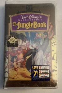 THE JUNGLE BOOK (Walt Disney Masterpiece Edition) - VHS Video Tape - SEALED - Picture 1 of 3