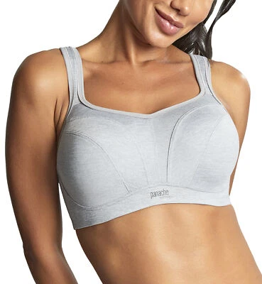 Sujetador deportivo Panache Power con aros (5021)- negro, gris jaspeado y café con leche Foto 1 de 4