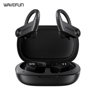 Wavefun XBuds 5 Bluetooth Kopfhörer mit Ohrbügel IPX8 Wasserdicht 2000mAh Hülle - Bild 1 von 8