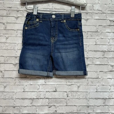 Pantalones cortos de jean 7 for All Mankind talla 3T bermudas con puños para niñas Foto 1 de 4