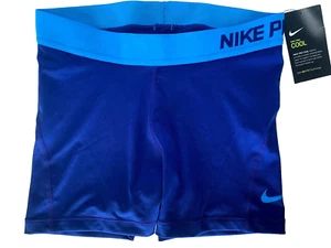 NEW NIKE [M] Women 3" DRI-FIT Volleyball/Yoga/Gym Shorts-Blue/Indigo 725443-456 - Picture 1 of 4