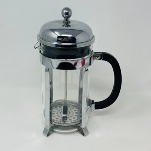 Starbucks French Press Stainless Steel Chrome Silver Coffee Maker Glass - Picture 1 of 17