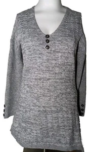 Wutyu Womens Grey Knit Bodycon Sweater Dress Size Large - Picture 1 of 6