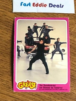 1978 O-PEE-CHEE GREASE THE MOVIE FRENCH CARD 10 JOHN TRAVOLTA CANADA DANNY - Image 1 of 2
