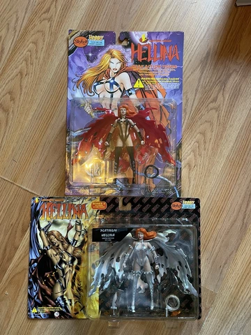 Skybolt McFarlane LOT of Collectibles Hellina & Hellina Platinum (Sealed) Cover