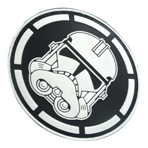 STAR WARS IMPERIAL STORMTROOPER IMPERIAL ARMY 3D PVC RUBBER HOOK LOOP PATCH *09 - Picture 1 of 5
