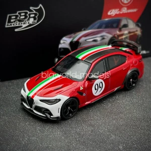BBR 1/64 Scale Alfa Romeo Giulia GTAm #99 Diecast Car Model Toy Gift NIB - Picture 1 of 6