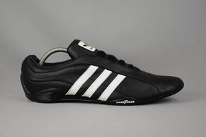 Rare Adidas adi Racer Trefoil Low Black Sneakers Shoes US 10.5 UK 10 EU 44 2/3 - Picture 1 of 12