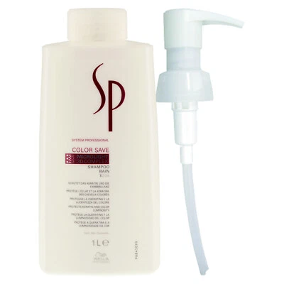 WELLA SP Set COLOR SAVE Shampoo für coloriertes Haar 1000 ml + Dosierpumpe - Bild 1 von 4