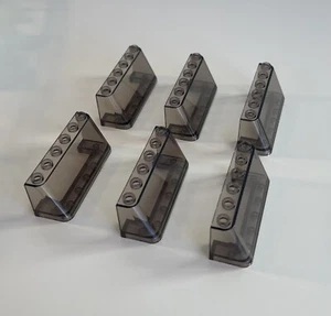 LEGO NEW Trans-Brown (Old Trans-Black) Windscreen 2 x 6 x 2 (QTY 6) - Picture 1 of 3