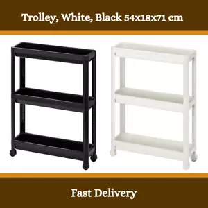 VESKEN Trolley - Slim Storage Organizer 3-stufig, Regal Küche & Bad - Bild 1 von 9