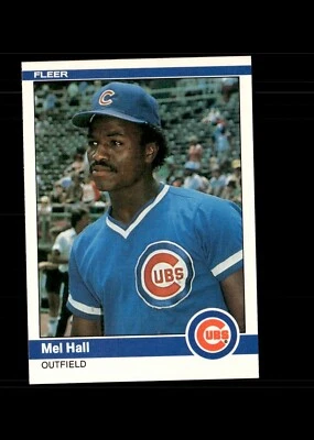 1984 Fleer - Mel Hall #493 - Image 1 of 2
