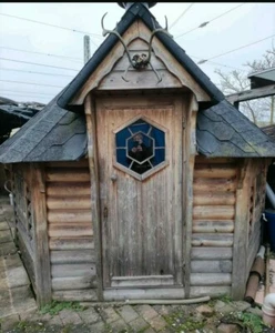 Grillkota Basic 9,2m²  Finnhaus mit Grill Rauchabzug 3,76x3,26 - Bild 1 von 8