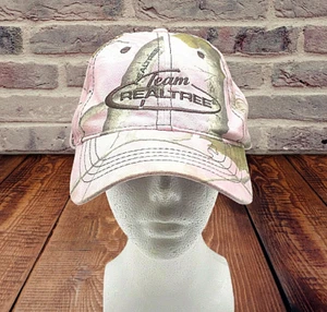 Team RealTree Cotton Camouflage Adjustable fastener Baseball Cap Hat Pink - Picture 1 of 3