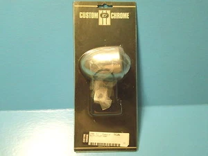 CUSTOM CHROME LEFT REAR BULLET TURN SIGNAL RED LENS NIB NOS UNIVERSAL 27-998 t - Imagen 1 de 2
