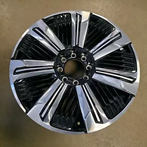 24" CADILLAC ESCALADE IQ OEM GM ORIGINAL POLISHED W/BLACK ACCENTS 84806056 RDP - Picture 1 of 8