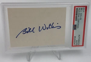 BILL WILLIS PSA  AUTO Authentic Signed Card The Ohio State CLEVELAND BROWNS HOF - Picture 1 of 7