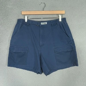 Vintage Columbia PFG Shorts Mens Large Performance Fishing Cargo Utility 5" 90s - Picture 1 of 12