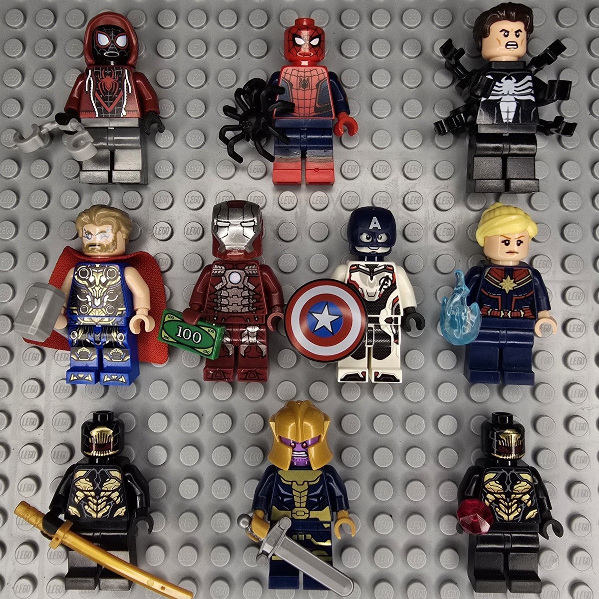 Iron Man Minifigure LEGO (R) Minifigures Custom Printed for