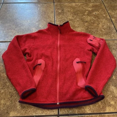 Arc'teryx Covert кардиган полный молнии куртка красный средний вес флис размер XS - Изображение 1 из 4