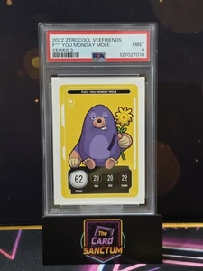 2022 ZEROCOOL VEEFRIENDS FU Monday Mole Series 2 PSA 9 - Picture 1 of 2