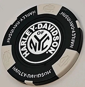 NEW YORK CITY HARLEY DAVIDSON OF NEW YORK CITY, N.Y. DEALERSHIP POKER CHIP NEW - Picture 1 of 2